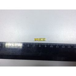Клемма плоская латунь (папа) 4,8 мм (90226)