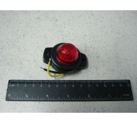 Лампа габаритна з фіксацією 12/24 V червона маленька - OBR102