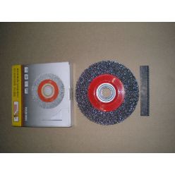 Щітка абразивн. диск. 200х32мм із рифленого дроту Intertool