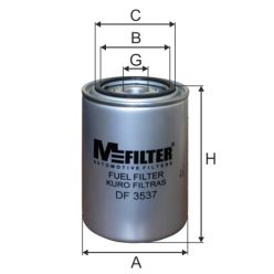 Фильтр топливный (пр-во M-FILTER)