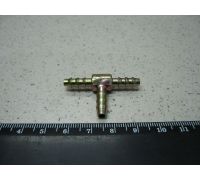 Трійник 4мм зубчастий для трубки (метал) (RIDER) - RD 01.01.59
