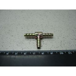 Трійник 4мм зубчастий для трубки (метал) (RIDER)