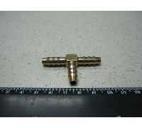 Тройник 8мм зубчатый для трубки (металл) (RIDER) - RD 01.01.60