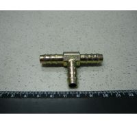 Тройник 10мм зубчатый для трубки (металл) (RIDER) - RD 01.01.61