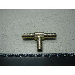 Трійник 8мм зубчатий для трубки (метал) (RIDER)