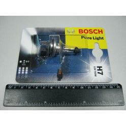 Лампа розжарювання 12V 55W H7 PURE LIGHT (вир-во BOSCH)