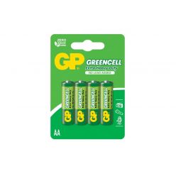 Батарейка GP Greencell 15G солевая 1.5V  15G-2UE4, R6, AA, блистер