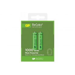 Батарейка GP акумулятор NiMH ReCyko+ 100AAAHCE-2GBE2, 1.2V New desing AAA, LR03, Micro, мізинчикова