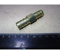 Соединитель  14мм зубчатый для трубки (металл) (RIDER) - RD 01.01.58