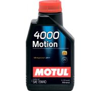 Олива моторна Motul 4000 Motion SAE 15W-40 1l 386401 - 386401