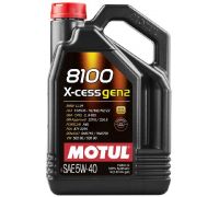 Олива моторна Motul 8100 X-cess 5W-40 GEN2 5l - 109776