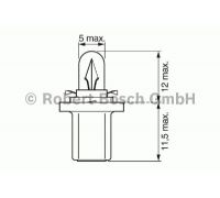 Лампа standard 12v wv (пр-во Bosch) - 1 987 302 219