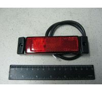 Лампа габаритна LED що відображає, 12/24 V червона - OBR116