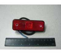 Лампа габаритна, свiелодiодна 24 V,червона - LOB064