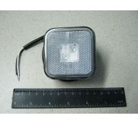 Лампа габаритна LED що відображає 12/24v бiла,квадрат - OBR126