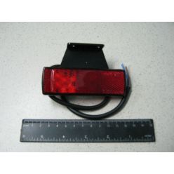 Лампа габаритна LED що відображає 12/24v червона,лiва