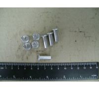 яяЗаклепка алюмінієва з плоскою головкою 6*(12*15 ) ( 10шт. к-кт ) - БЦ-0001
