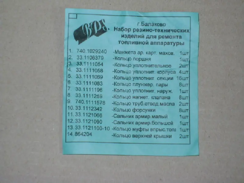 Р/к ПНВТ великий