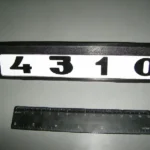 Табличка модифікацій. а/м КамАЗ-4310 (вир-во України)