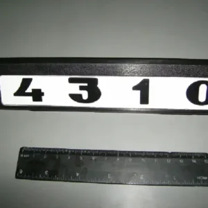 Табличка модифікацій. а/м КамАЗ-4310 (вир-во України)