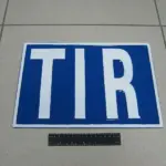 Табличка TIR