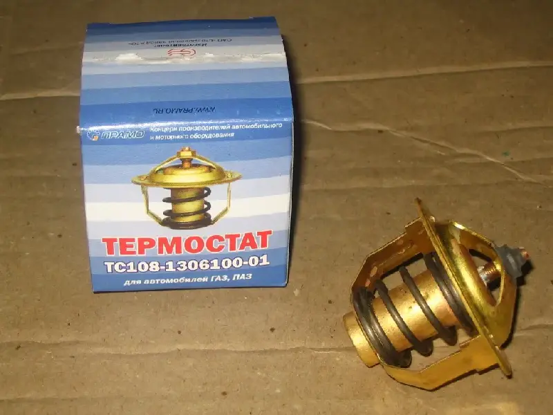Термостат ГАЗ-53, 3307 ПАЗ-3205 (вир-во Прогрес) t 80 град.