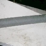 Шланг повітрозабірних ГАЗ 50х1, 5х370 гофра нижній (куплен. ГАЗ)