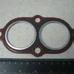 Прокладка труби приймальної ГАЗ 3302, 2217 (ЗМЗ 406,405,4216) (4 +2 отв.) AТ