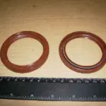 Сальник валу колінчастого ЗМЗ 406 передній 55х70х10 (вир-во Кременчуг)