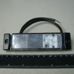 Лампа габаритна LED що відображає, 12/24 V біла