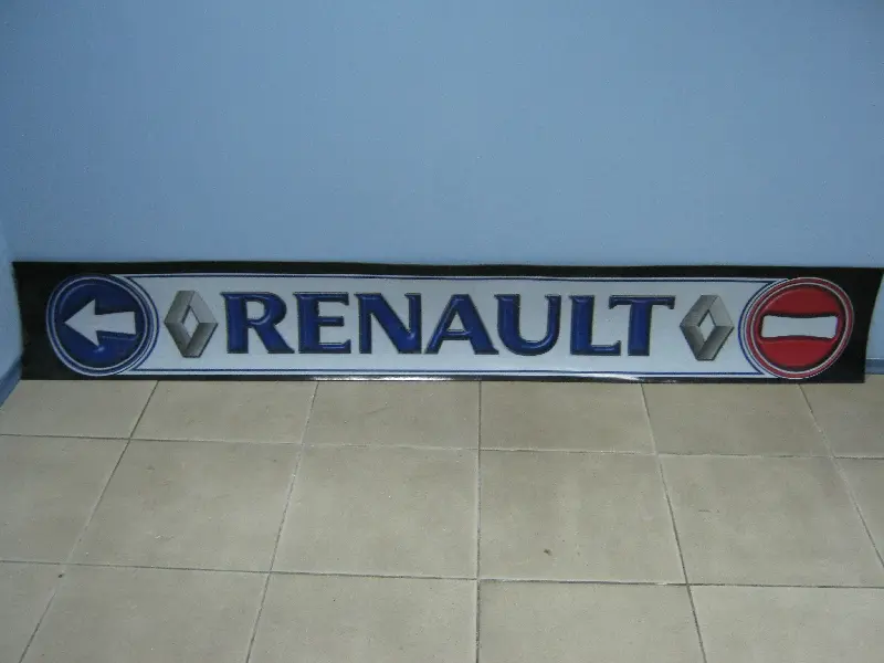 Бризговик 350х2400 “RENAULT” синій  напис