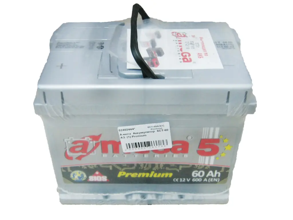 А-мега  Акумулятор  6СТ-60 АЗ  (1) Premium