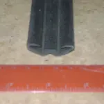 Ущільнювач скла опускних. ГАЗ 3102 передн. передній (L-1250) (вир-во БРТ)