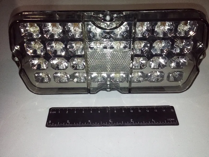 Ліхтар УАЗ задн. LED 12В (біле скло)