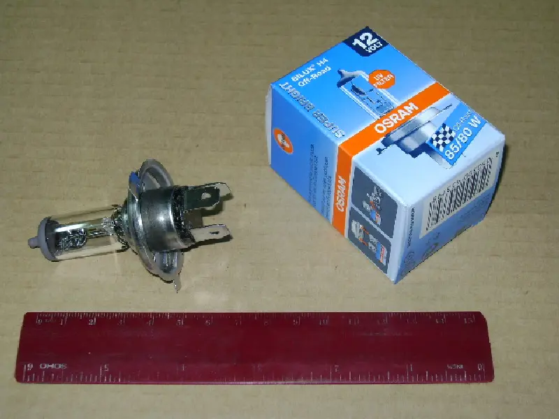Лампа фарна H4 12v 85/80w P43t (вир-во OSRAM)