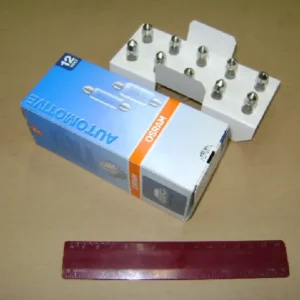 Лампа софітних допоміж. освітлення C5W 12V 5W SV8.5-8 (вир-во OSRAM)