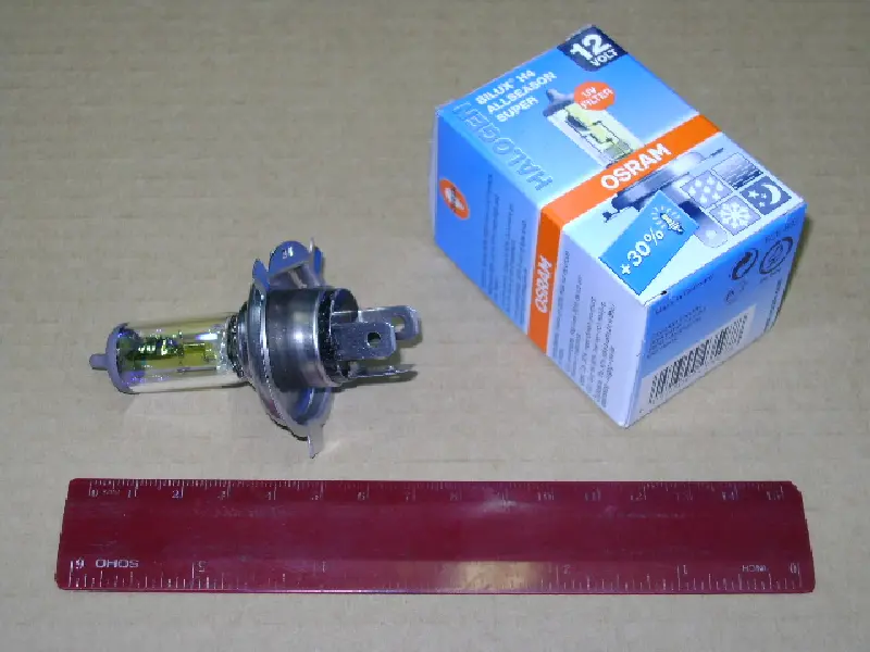 Лампа фарна H4 12v 60/55w P43t Allseason Super (+30%) (вир-во OSRAM)