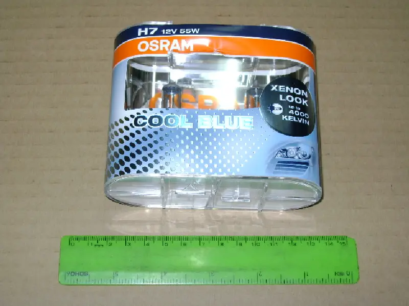 Лампа фарна H7 12v 55w Px26d Cool Blue Hard DUOPET (2шт) (вир-во OSRAM)