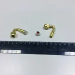 Подовжувач вентиля  підкачки шин кутовий 45° латунний