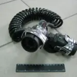 Кабель електричний поліуретан ABC 5-контактний 24V 4,5 м <ДК>