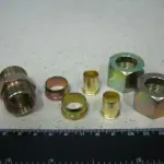 З’єднувач трубки ПВХ прямий різьбовий (Dвнут. = 16мм, М22х1,5) (RIDER)