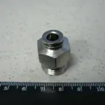 З’єднувач аварійний метал. (зовн. різьба) M16x1.5 d-6 трубки ПВХ (RIDER)