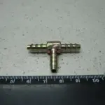 Трійник 4мм зубчастий для трубки (метал) (RIDER)