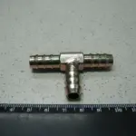 Трійник 12мм зубчастий для трубки (метал) (RIDER)