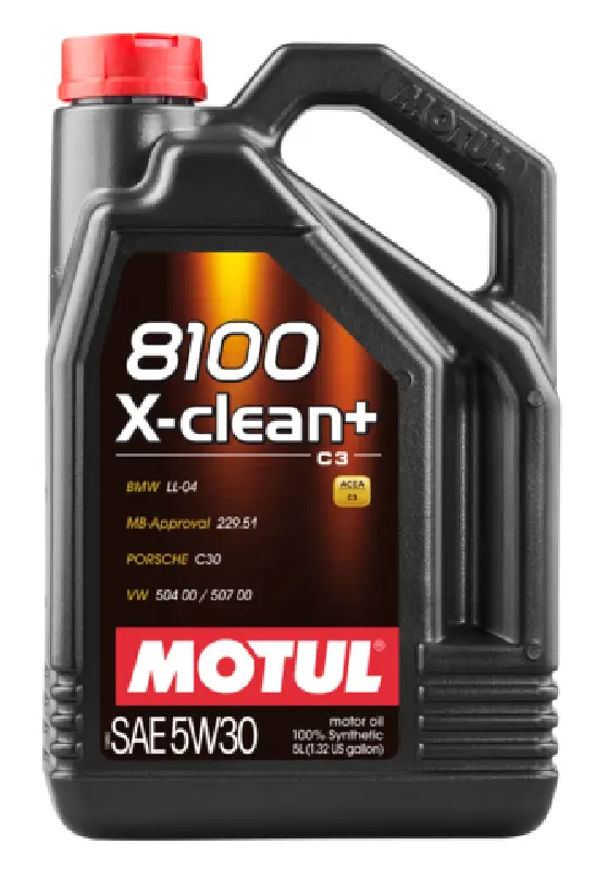 Олива моторна Motul 8100 X-clean+ 5W-30 5ll