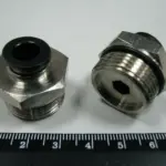 З єднувач аварійний метал. (наружн. різьба) M22 * 1.5 d-8 трубки ПВХ <ДК>