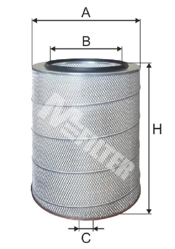 Фільтр повітряний IVECO (вир-во M-filter)