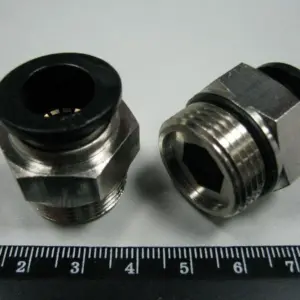 З єднувач аварійний метал. (Наружн. різьба) M22 * 1.5 d-12 трубки ПВХ 