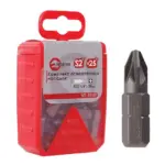 Комплект отверточних насадок PZ2 1/4″ уп. 25шт