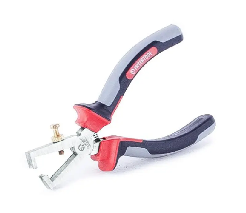 Щіпці для зачищення проводів 160мм CrV з ізольованими рукоятками Prof.